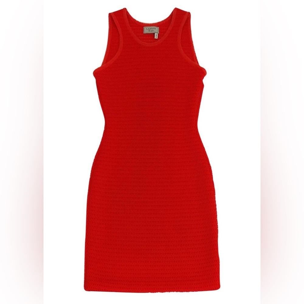Scuba Mesh Bodycon Dress